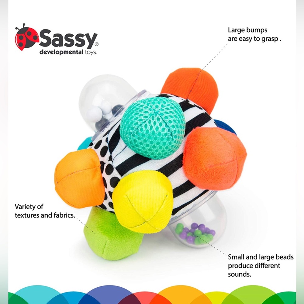 Sassy Developmental Bumpy Ball